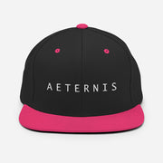 Aeternis Font Logo Snapback Hat